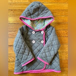 Mini Boden girls quilted jacket size 12-18 months